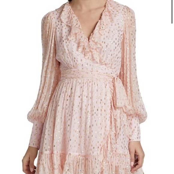 Zimmermann Metallic Dot Ruffle Dress - Picture 12 of 13